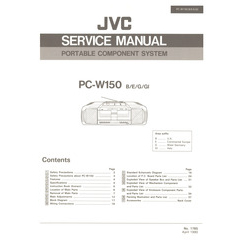 PC-W150 B/E/G/GI JVC Service Manual HighQualityManuals.com