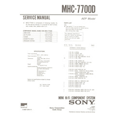 MHC-7700D