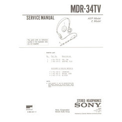 MDR-34TV