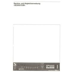 DCS 8070 SR Schneider Service Manual HighQualityManuals.com