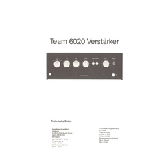 TEAM 6020 amplifier