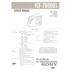 ICF-7600DS