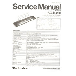 technics k350 manual