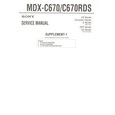 MDX-C670RDS